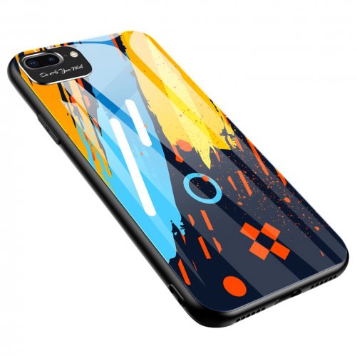 Obal pre iPhone 7 / 8 / SE 2020 / SE 2022 | Kryt Color Glass pattern 1