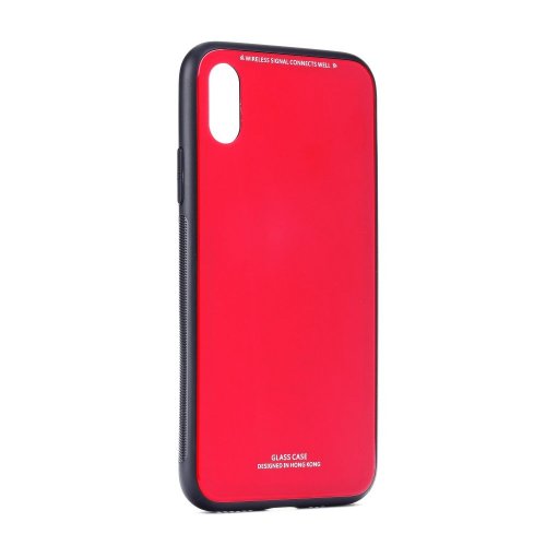 Obal pre iPhone 6 / iPhone 6S | Kryt Forcell GLASS red