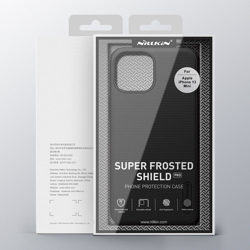 Obal pre iPhone 12 Mini | Kryt Nillkin Super Frosted PRO čierny