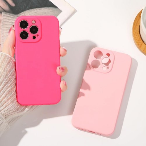 Obal pre iPhone 14 Pro | Kryt Silicone case pink