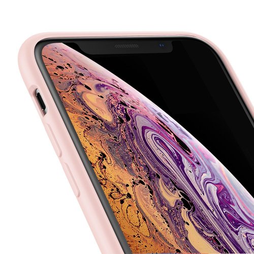 Obal pre iPhone XS Max | Kryt Baseus LSR Silicone pink