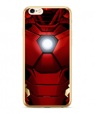 Obal pre iPhone 6 Plus / 6S Plus / 7 Plus / 8 Plus | Kryt MARVEL Iron Man 020 Luxury chrome Golden