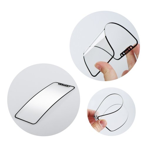 Ochranné tvrdené sklo iPhone 7 Plus / 8 Plus | 5D Nano flexible biele