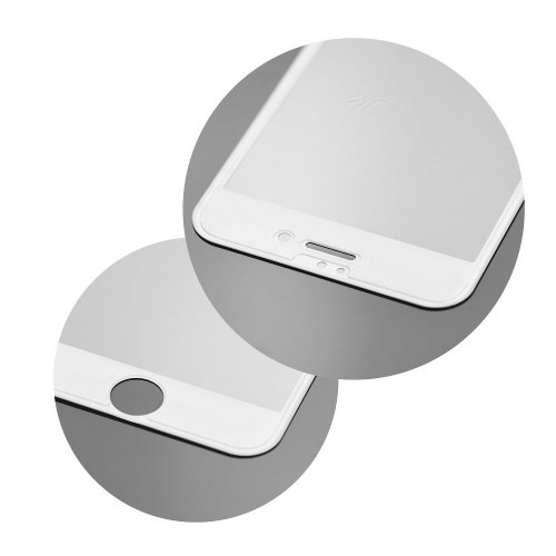 Ochranné tvrdené sklo iPhone 7 Plus / 8 Plus - 5D biele