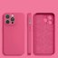 Obal pre iPhone 13 | Kryt Silicone case hot pink