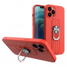 Obal pre iPhone XR | Kryt silicone ring red