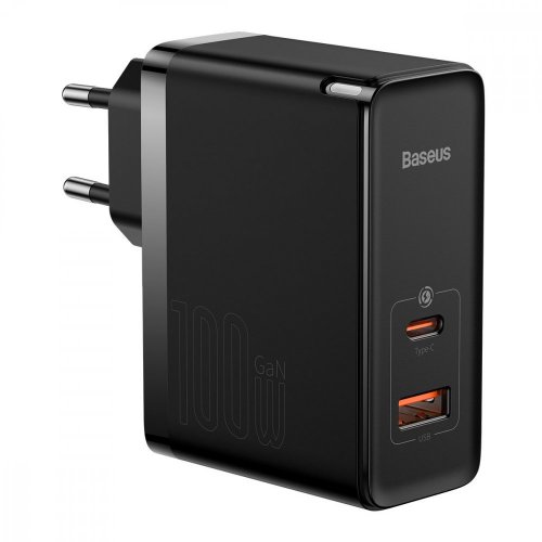 Nabíjačka do siete | Baseus GaN5 Pro Fast Universal GaN USB Charger Type C / USB 100W PD3.0, QC4.0 +, AFC black (CCGP090201)
