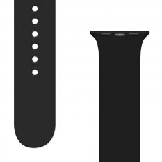 Remienky pre Apple Watch 4 / 5 / 6 / 7 / 8 / SE (38 / 40 / 41mm) | Silicone Strap APS black