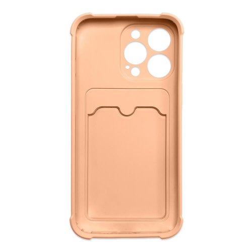 Obal pre iPhone 12 Pro Max | Kryt Silicone Card Armor pink