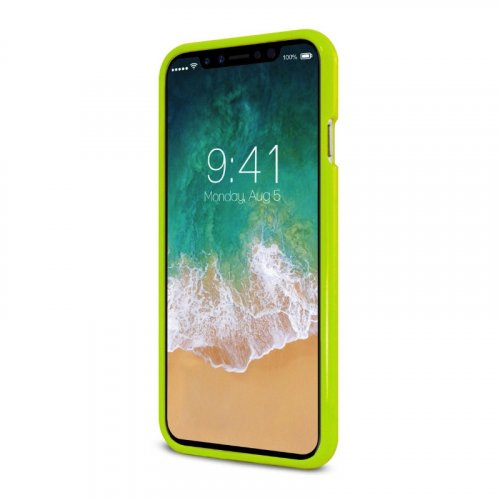 Obal pre iPhone X / iPhone XS | Kryt Mercury Jelly lime