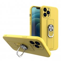 Obal pre iPhone 12 Pro | Kryt silicone ring yellow