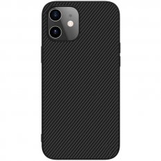 Obal pre iPhone 12 Mini | Kryt Nillkin Synthetic Fiber čierny
