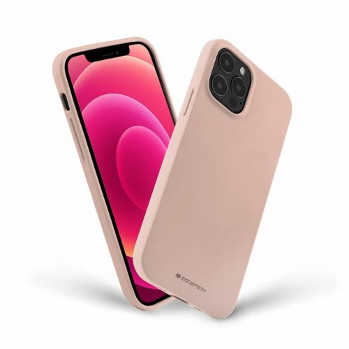 Obal pre iPhone 13 Pro | Kryt Mercury Soft ružový-sand
