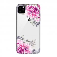 Obal pre iPhone 11 Pro | Kryt FUNNY CASE white flowers