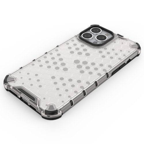 Obal pre iPhone 13 Pro Max | Kryt Honeycomb Bumper zelený