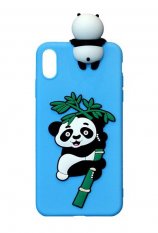 Obal pre iPhone XS Max | Kryt baby panda blue