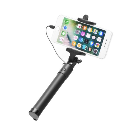Selfie tyč Blun combo lightning - pre iPhone black
