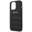 Obal pre iPhone 14 | Kryt AMG AMHCP14SGSEBK Leather Debossed Lines