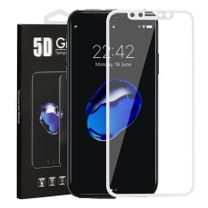 Ochranné tvrdené sklo iPhone X / XS / 11 Pro - 5D biele