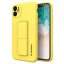 Obal pre iPhone 12 Pro Max | Kryt Wozinsky Kickstand silicone žltý