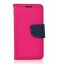 Obal pre iPhone X / iPhone XS | Kryt Fancy Book pink-navy