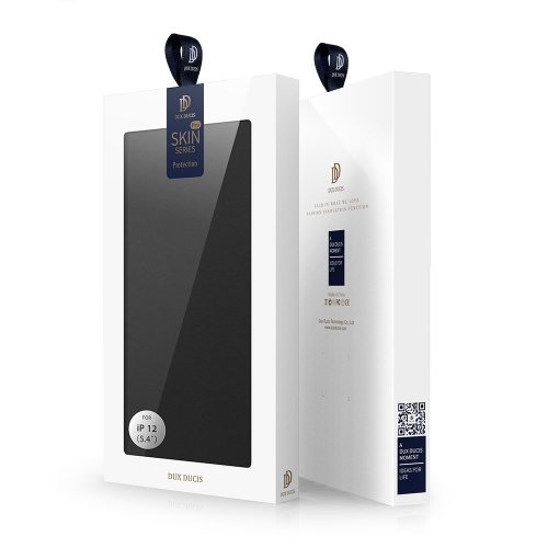 Obal pre iPhone 12 Mini | Kryt DUX DUCIS Skin Pro Bookcase black