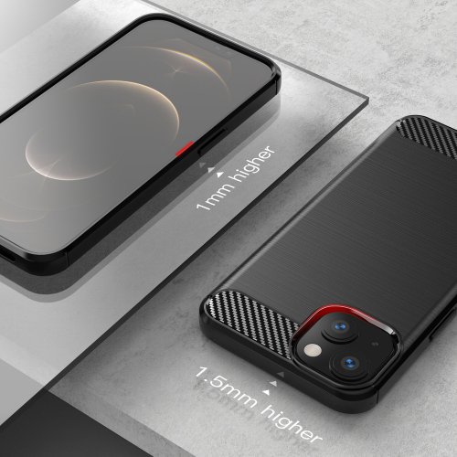 Obal pre iPhone 14 Pro Max | Kryt Carbon čierny