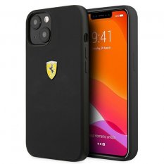 Obal pre iPhone 13 Mini | Kryt Ferrari Silicone FESSIHCP13SBK