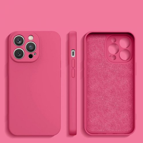 Obal pre iPhone 14 Plus | Kryt Silicone case hot pink