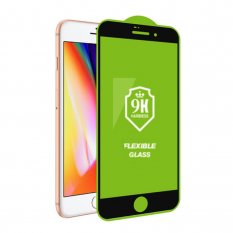 Ochranné tvrdené sklo iPhone 7 Plus  / 8 Plus - 5D Nano flexible čierne