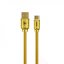 Dátový kábel USB-C | WK Design Sakin Type C 6A 1m Gold (WDC-161)