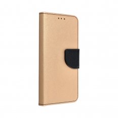 Knižkový obal pre iPhone 12 Mini | Kryt Fancy Book zlatý