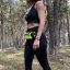 Športová taška na pás | Wozinsky rozšíriteľný bežecký pás zelený ( WRBPI1 )
