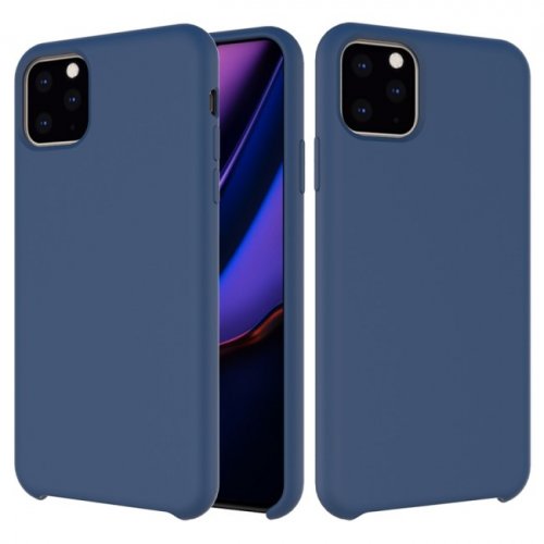 Obal pre iPhone 11 Pro Max | Kryt Silicone tmavo-modrý