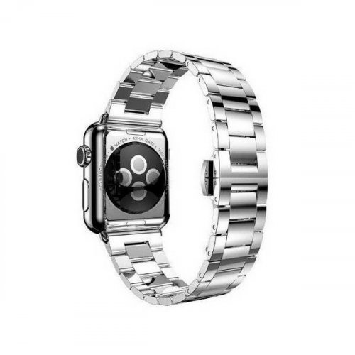 Remienky pre Apple Watch 4 / 5 / 6 / 7 / SE (42 / 44 / 45mm) | Mercury Metal strieborný