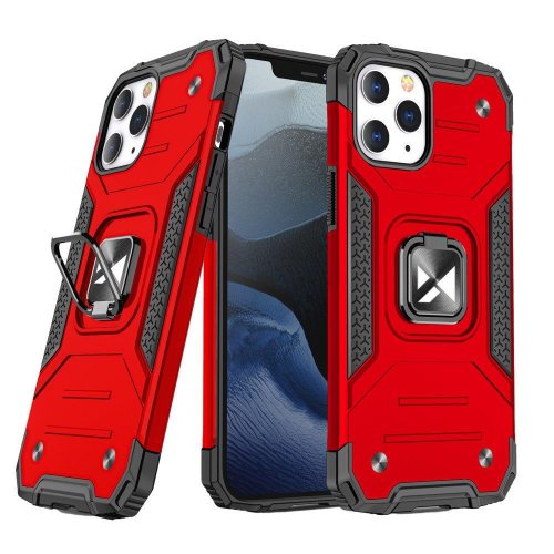 Obal pre iPhone 13 Pro | Kryt Wozinsky Ring Armor červený