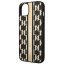 Obal pre iPhone 14 | Kryt Karl Lagerfeld KLHCP14SPGKLSKW brown Monogram Stripe