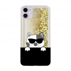 Obal pre iPhone 11 Pro Max | Kryt CaseGadget LIQUID CAT gold