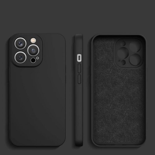 Obal pre iPhone 14 Pro | Kryt Silicone case black