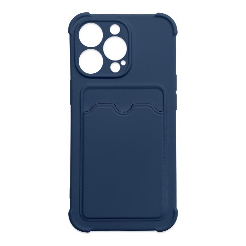 Obal pre iPhone 13 Pro | Kryt Wallet Silicone Air Bag Armor navy-blue