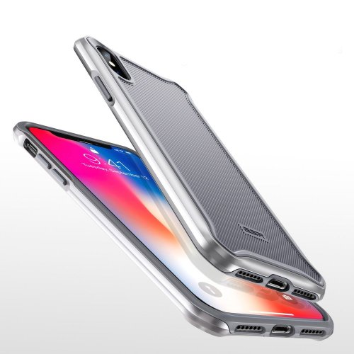 Obal pre iPhone X / iPhone XS | Kryt ESR Glacier silver