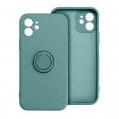 Obal pre iPhone X / iPhone XS | Kryt Forcell SILICONE RING green