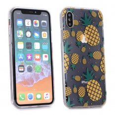 Obal pre iPhone X / iPhone XS | Kryt Forcell Summer PINEAPPLE
