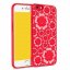 Obal pre iPhone X / iPhone XS | Kryt MSVII Flower Flexible red