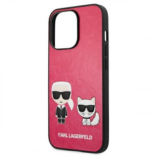 Obal pre iPhone 13 Pro | Kryt Karl Lagerfeld KLHCP13LPCUSKCP Ikonik Karl & Choupette