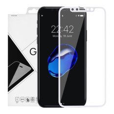 Ochranné tvrdené sklo iPhone X / XS / 11 Pro - 5D Hybrid biele