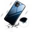 Obal pre iPhone 12 / 12 Pro | Kryt Gradient Glass Durable black-blue