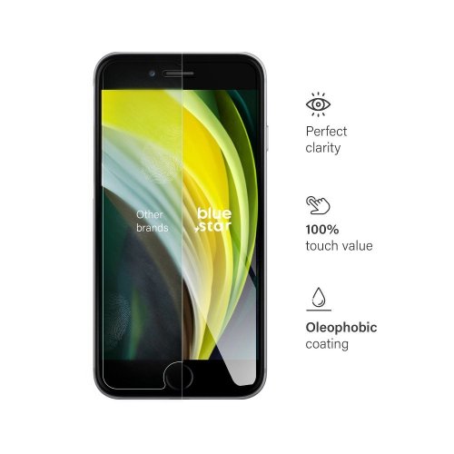 Ochranné tvrdené sklo iPhone 7 / 8 / SE 2020 / SE 2022 - Blue Star