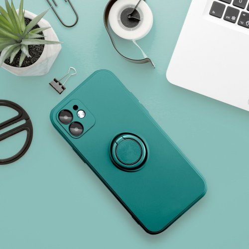 Obal pre iPhone 7 / 8 / SE 2020 / SE 2022 | Kryt Forcell SILICONE RING green