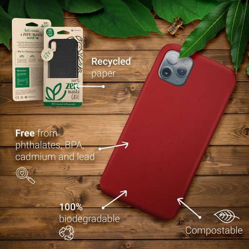 Obal pre iPhone 6 plus / iPhone 6S Plus | Kryt Forcell BIO - Zero Waste red